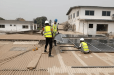 Installation of solar PV energy solutions at 4 hospitals to mitigate the negative impact of frequent power outages