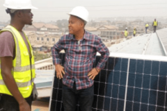 Installation of solar PV energy solutions at 4 hospitals to mitigate the negative impact of frequent power outages 2